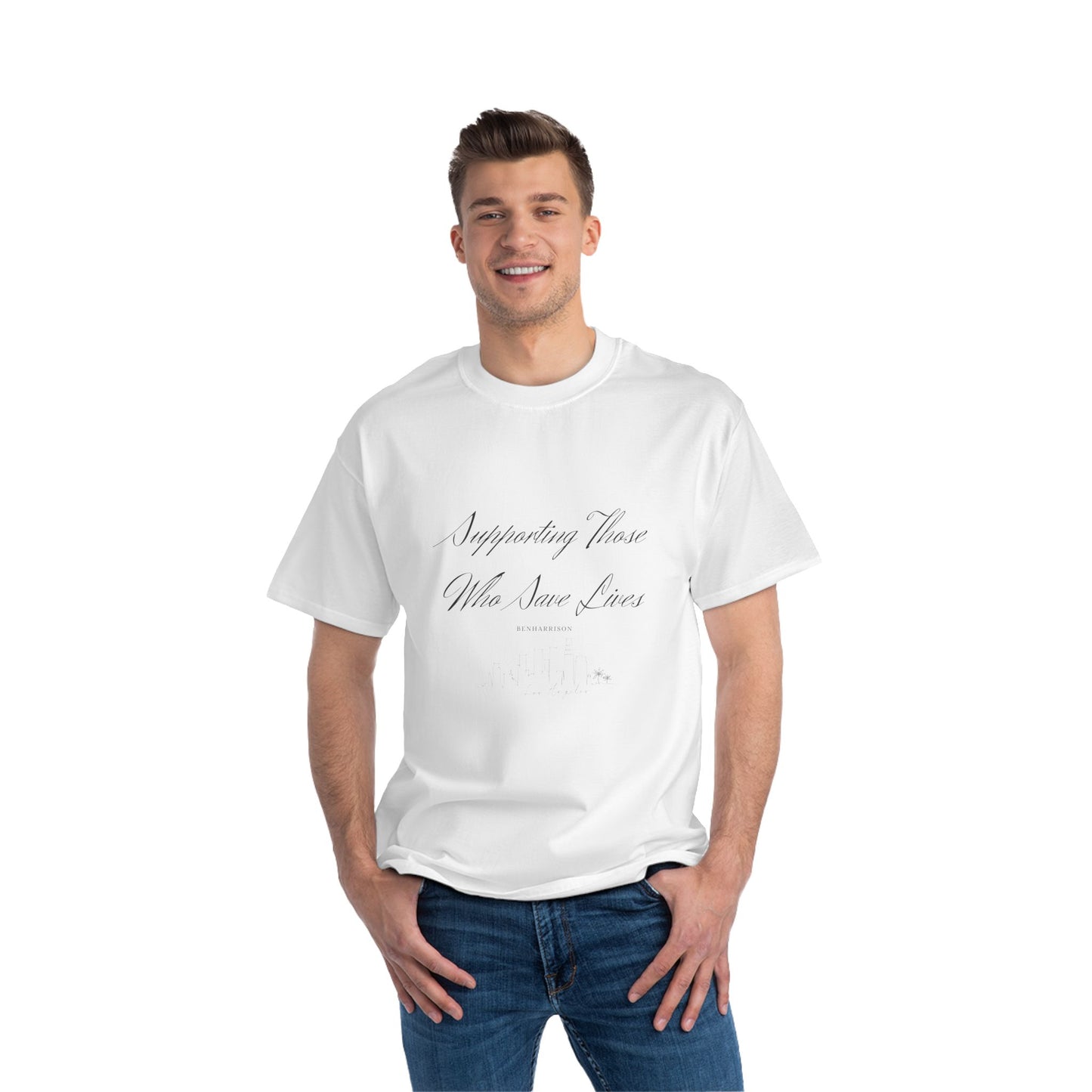 Supporting Those Who Save Lives | Beefy-T®  Short-Sleeve T-Shirt